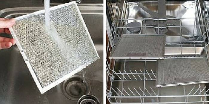 Fettabscheider in der Spülmaschine